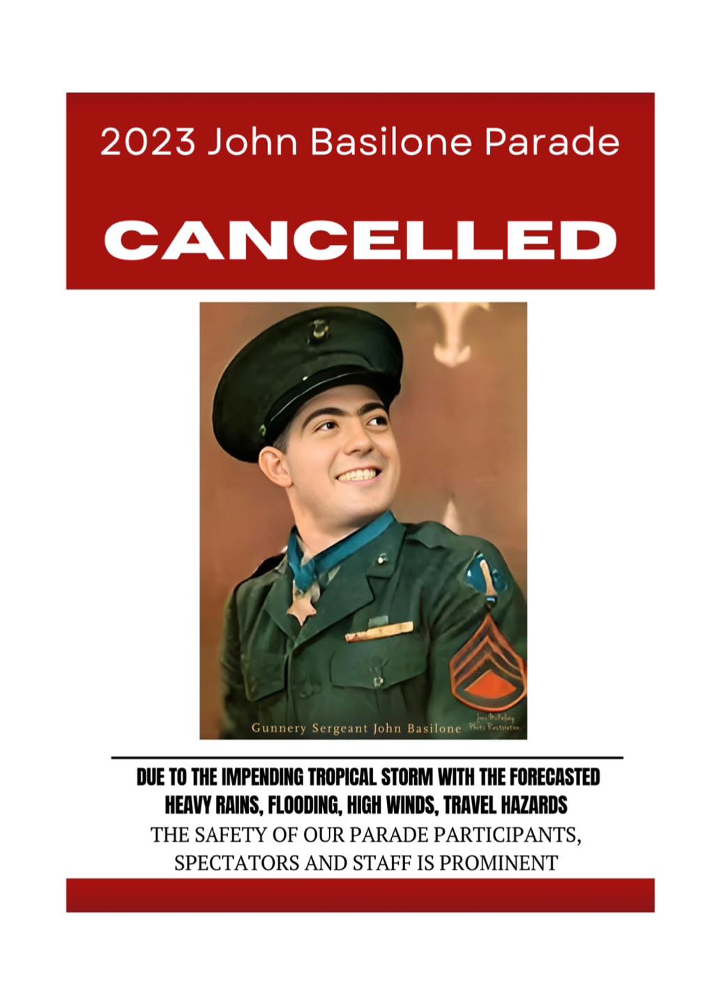 CANCELLED Basilone Parade Hunterdon County Bulldogs Marine Corps League