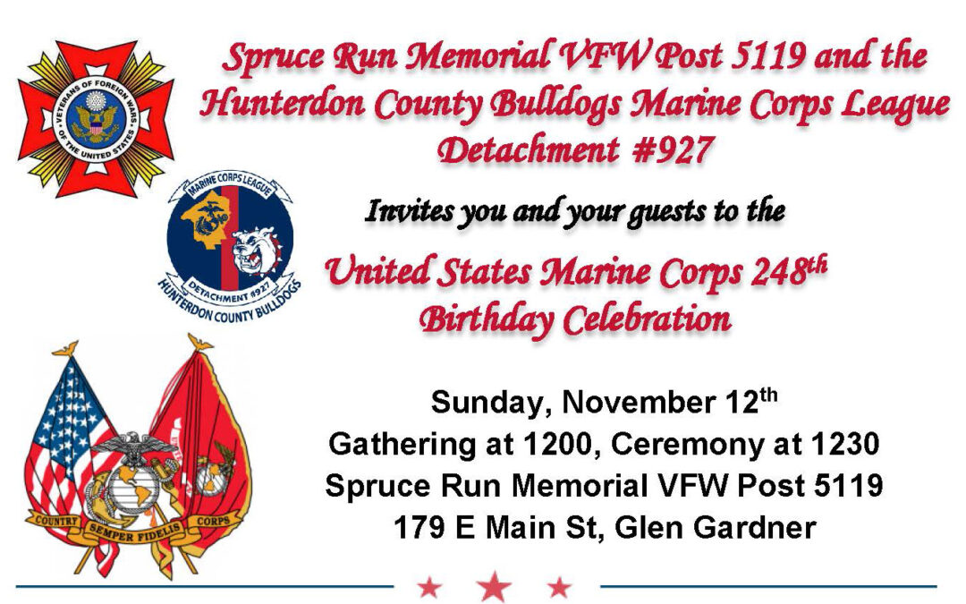 FREE Marine Corps Birthday Celebration Nov 12th!