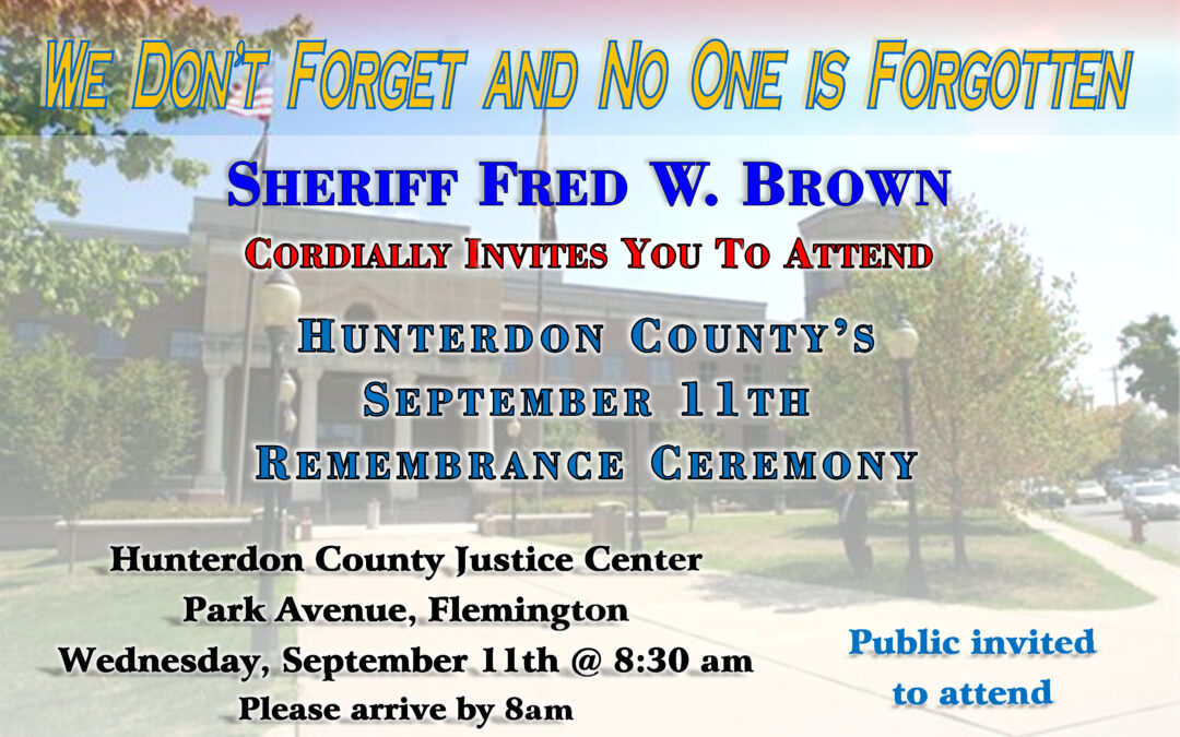 Hunterdon County’s 9/11 remembrance ceremony